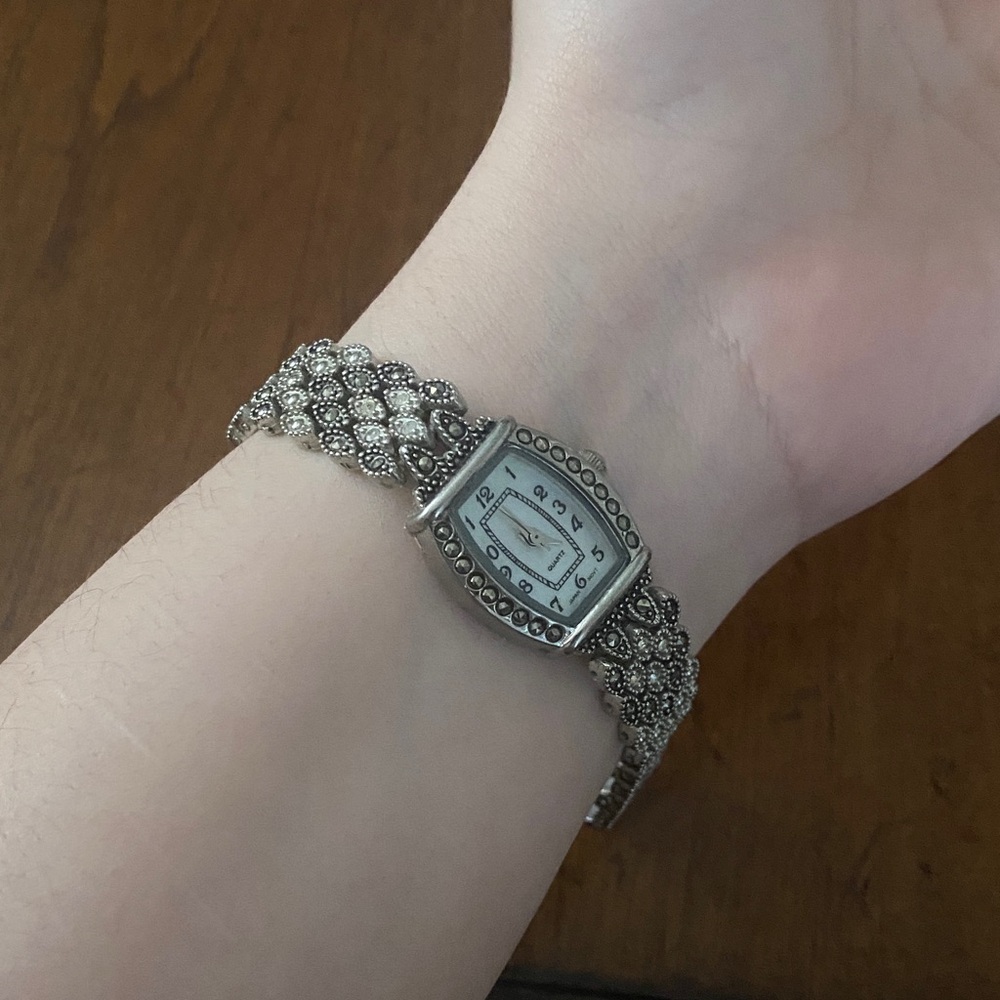 Elegant Vintage MZ Berger Silver Women's Watch